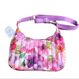 Time And Tru Pink Girly Floral Spring Crossbodybag
